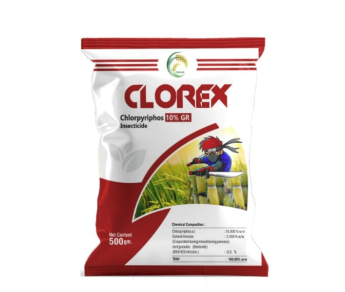 Chlorpyriphos 10% GR
