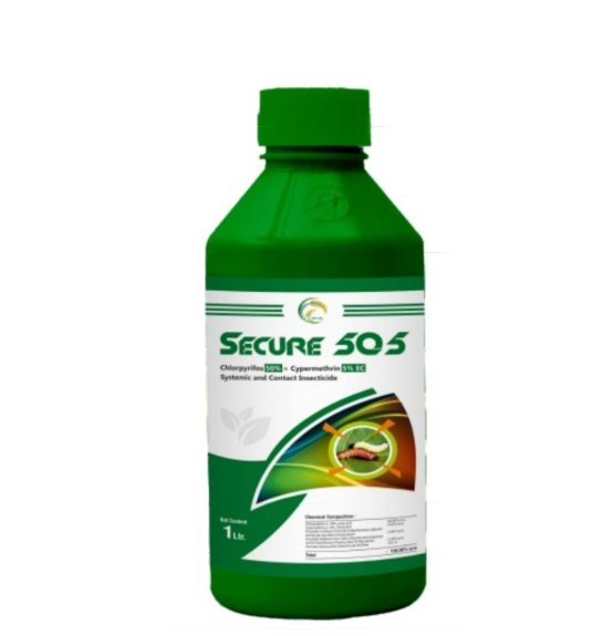 Chlorpyrifos 50% + Cypermethrin 5% EC