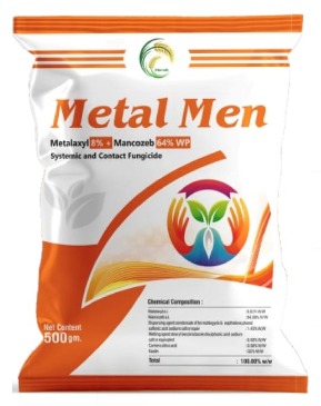 Metalaxyl 8% + Mancozeb 64% WP